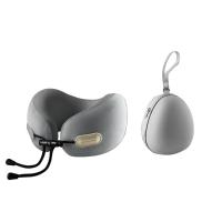 Almohada de viaje ergonómica en forma de U, cojín de cuello con soporte para la cabeza de rebote lento con bolsa de almacenamiento, cojín plegable para el hogar - details 14