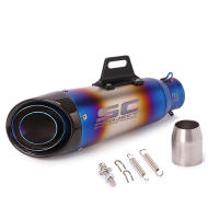 Escapamiento de Motocicleta Universal RESPRACE Silenciador Redondo para Honda Longitud de 51mm - details 8