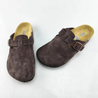 Zapatillas de Cuero Suave Antideslizante Zapatos de Playa para Hombres y Mujeres en Verano - details 25