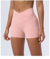 Shorts Deportivos de Cintura Alta para Yoga y Estiramiento Material de Nylon Hechos en China - details 10