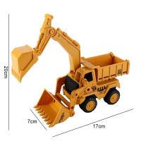 Vehículos de juguete de ingeniería para niños, juguete clásico de moda, excavadora amarilla, camión de basura ABS, modelo de juguete - details 0