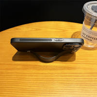 Funda de cuero con pigmento puro para iPhone 15promax, 15Pro, 14Pro, diseño minimalista, 13promax/12Pro - details 2