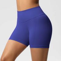 Pantalones cortos de gimnasio ajustados de estiramiento alto cómodos respirables deportivos de cintura para mujer, ropa deportiva para mujer para - details 16