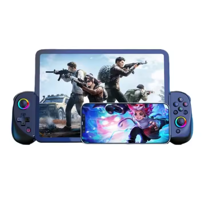 Controlador de Gamepad Telescópico Semalam Joystick de Vibración de 6 Ejes con Mando Inalámbrico Bluetooth 5.2 Para Android IOS PS3 PS4 Switch - 1