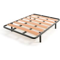 Marco de Cama para Niños Somier 135x190 cm Reforzado con Acerado, Láminas de Chopo y Pintura Metalizada Incluye Juego de 4 Patas - details 5