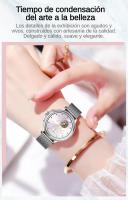 2024 Reloj Inteligente Mujer, Rastreador de Actividad Física, Monitor de Salud para Frecuencia Cardíaca, Oxígeno en Sangre y Sueño, Pantalla de 1.2 '' Reloj Inteligente de Fitness para Android iPhone, IP67 Impermeable, Correas Dobles - Acero y Silicona - details 4