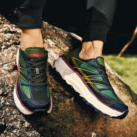 Nuevos zapatos de suela gruesa para hombre, calzado deportivo de moda para correr con absorción de impactos - details 12