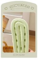 Zapatillas de interior de verano para mujer, sandalias EVA transpirables y bonitas, diseño antideslizante con parte inferior gruesa, versión para hombre y baño en casa - details 6