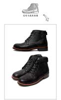 2024 Productos de diseño Street British Dress Zapatos de moda Botas de cuero PU para hombres - details 19