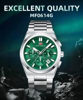 Reloj de Pulsera de Acero Inoxidable Estilo Casual Multifuncional Chronógrafo de Cuarzo - details 0
