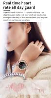 Reloj Inteligente para Mujeres Pantalla Táctil Completa 1.2inch Bluetooth Respuesta Llamada Whatsapp Notificación Smartwatch para Android iPhone Material de la Carcasa Aleación Forma Redonda Resolución de Pantalla 240*240 - details 3