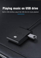 Receptor de Audio con Bluetooth 5,4 para coche, adaptador de música estéreo HiFi AUX de 3,5mm, compatible con reproducción de disco en U USB, con micrófono para altavoz con cable - details 7