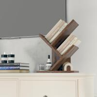 Estantería de árbol, Librería Alta de 6 Niveles Estantería Estrecha de madera con cajones para Sala de Estar, Dormitorio 38×19×112CM Marrón Rústico - details 82