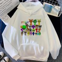 Sprunki Sudadera con capucha patrón de moda suéter de anime cómico tela suave chica hoddie jersey harajuku estilo moderno diseñador cómic - details 6