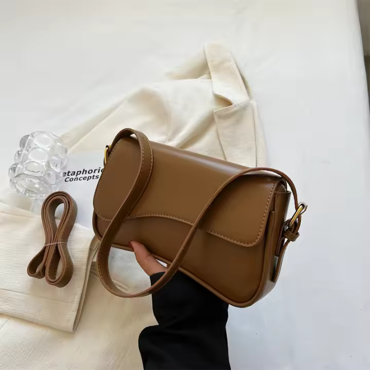 ¡Novedad de 2025! Bolsos cruzados de cuero Vintage para mujer, 3 bolsos de diseñador para mujer, bolso pequeño con solapa para hombro y axila, bolsos y monedero - 1