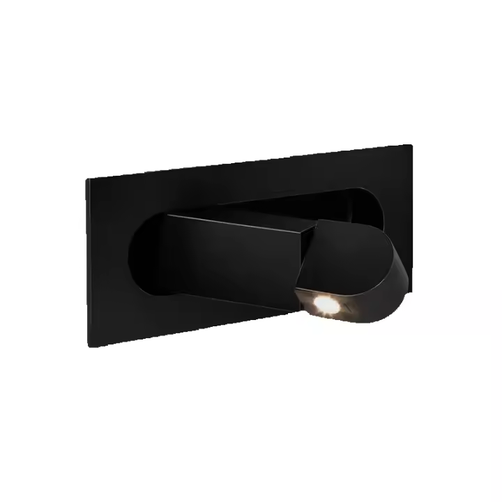 Lámpara de pared moderna LED ultrafina, lámpara de dormitorio, lámpara de lectura de cabecera ajustable, aplique de pared minimalista, foco de pared para sala de estar, dormitorio, hotel - 1