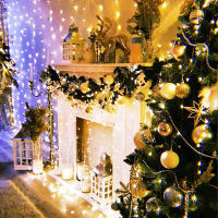 Guirnalda de luces LED Solar para exteriores, lámpara de alambre de cobre impermeable para jardín, patio, árbol, fiesta de Navidad, 8 modos, 300/200 - details 16