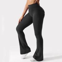 Pantalones de Yoga para Mujer Malla Ancha de Pierna Ropa de Trabajo de Compresión con Sensación Desnuda Novedad 2024 - details 8