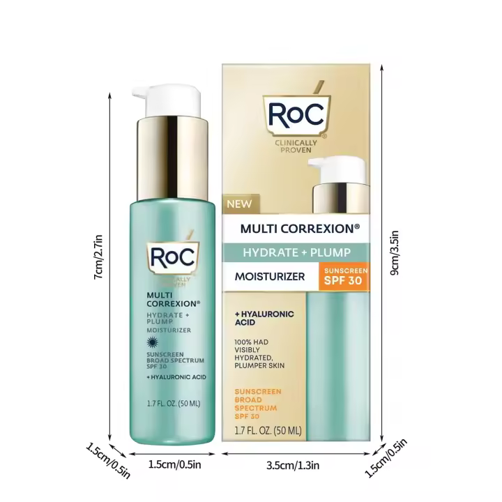 Correxion 50ml crema facial esencia hidratante y antienvejecimiento de la piel profunda con protector solar SPF30 ácido hialurónico para una piel suave - 1