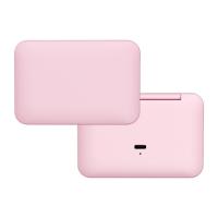 Mini espejo de maquillaje plegable compacto, espejos de tocador estéticos portátiles con aumento, iluminación de 3 colores, espejo cosmético regulable para viaje - details 5