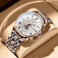 Reloj reloj de cuarzo ultra fino a prueba de agua brillo calendario - details 1