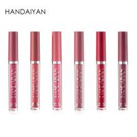 Juego de brillo de labios para mujer, lápiz labial mate, maquillaje de esmalte de labios impermeable de larga duración, Kit de brillo de labios Nude, taza antiadherente, 6 colores - details 19