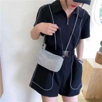 Bolso bandolera con cadena cuadrada para mujer, bolso de mujer con perlas de moda - details 8