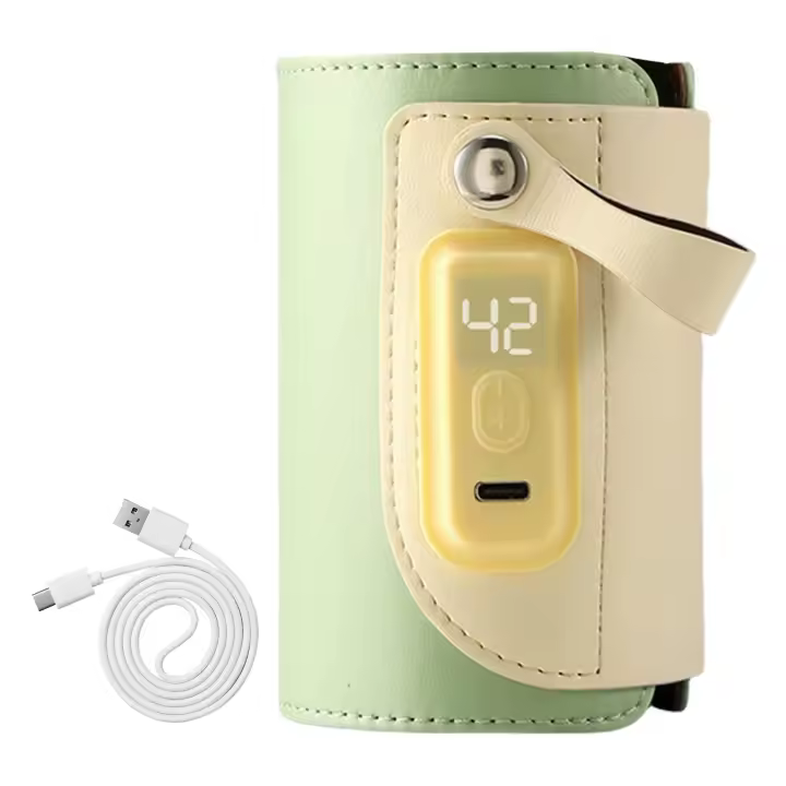 Calentador de Botella USB Portátil Calentamiento Rápido, Abrigo Inteligente para Botellas de Bebé, Adecuado para Viajes - 1