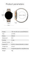 Reloj inteligente VL45 Pro, dispositivo con detección ECG, Bluetooth, llamada de emergencia SOS, fotografía remota, Pantalla AMOLED, novedad de 2024 - details 26