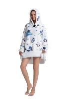 Sudadera con capucha de Sherpa para mujeres, hombres y adolescentes, manta usable de gran tamaño, manta gruesa y cálida, Sudadera con capucha grande - details 24