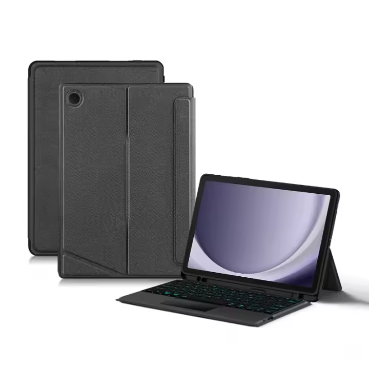 Funda con Teclado inalámbrico para tableta Samsung Galaxy Tab A9 Plus, 11 ", X210, Trackpad retroiluminado, cubierta dividida - 1