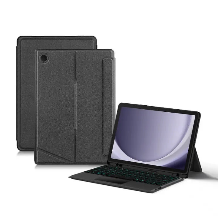 Funda con Teclado inalámbrico para tableta Samsung Galaxy Tab A9 Plus, 11 ", X210, Trackpad retroiluminado, cubierta dividida - 1