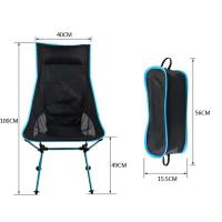 Ultraligero plegable Camping senderismo pesca Picnic herramientas al aire libre viaje playa asiento silla - details 5