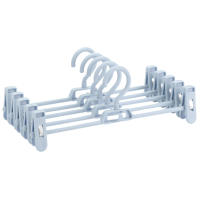 Perchas de plástico con Clips para el hogar y el apartamento, perchas de 5 piezas para ropa de armario, adecuadas para uso doméstico - details 0