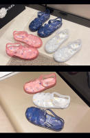 Nuevos zapatos de gelatina romana para niños, zapatos con agujero en la cabeza, zapatos de playa para vadear para niñas - details 28