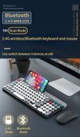 Teclado inalámbrico portátil para ordenador portátil, dispositivo silencioso con Bluetooth, 2,4G - details 0