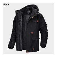 Chaqueta de esteras MAGCOMSEN para hombre invierno con capucha desmontable y múltiples bolsillos parka para esquí y senderismo material de algodón exterior y forro de algodón season: otoño/invierno - details 6