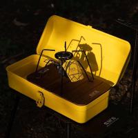 Estufa de araña ajustable portátil de potencia de fuego de acero inoxidable ligera de 2900W, cocina de viaje al aire libre - details 4