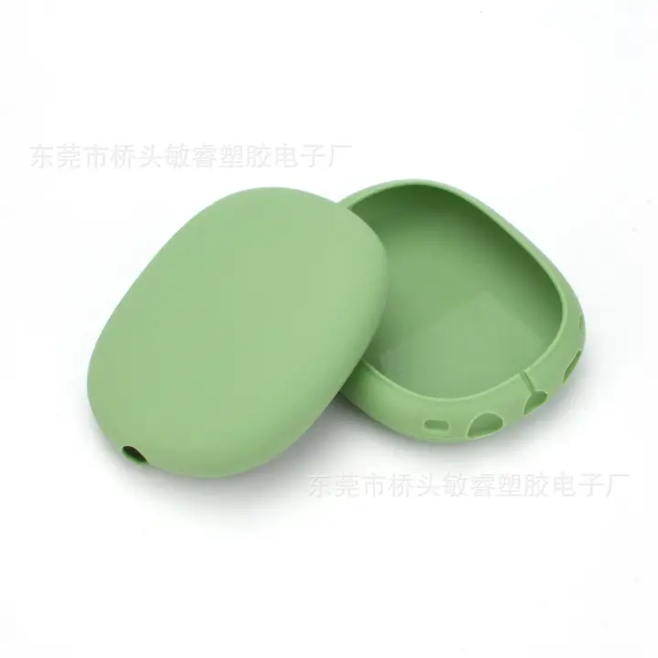 Funda protectora de silicona ultrafina para Apple AirPods Max, auriculares Bluetooth, Color sólido, anticaída y antiarañazos - 1
