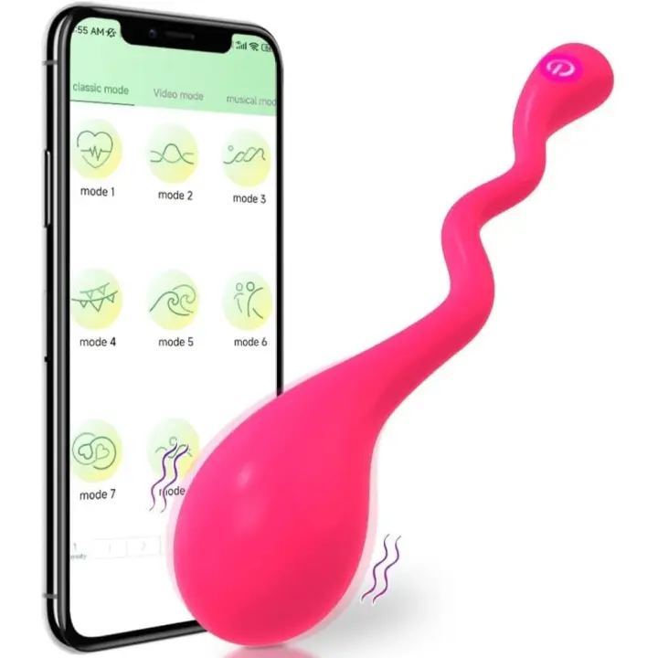 Vibradorador Mujer Juguetes Eróticos Para Pareja Sexuales Juguetes Sexuales Vibrador Mando Distancia Vibradorador Clítoris Control Remoto APP 10 Modos Consoladores.. Para Mujer Con Vibración Masaje - 1