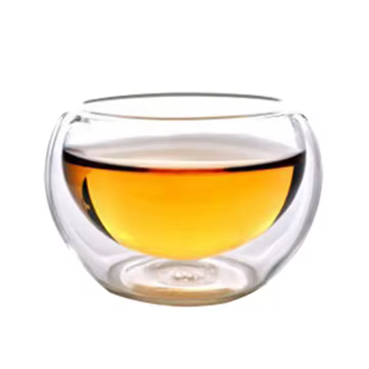 Taza de té de kung-fu, vaso de vidrio de 1/6 piezas, Ideal para el hogar, regalo de cumpleaños, 50ml - 1