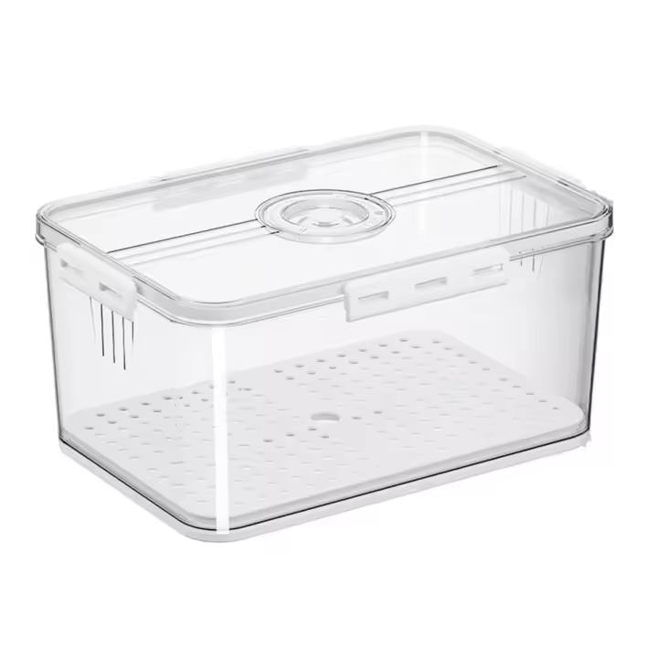 Caja de pan para su cocina, frescura sellada con grabación de tiempo, tapa incluida, perfecta para pan casero - 1
