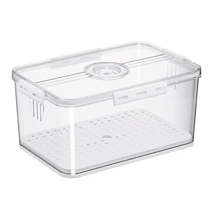 Caja de pan para su cocina, frescura sellada con grabación de tiempo, tapa incluida, perfecta para pan casero - 1