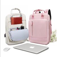 Mochila impermeable para mujer, bolso elegante para ordenador portátil de 2023 pulgadas, con carga USB, a la moda, para negocios, 15,6 - details 0