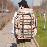 Bolsa de montañismo Montañismo para escalada al aire libre, gran capacidad, camping, senderismo, equipo, mochila deportiva, mochila táctica - details 13