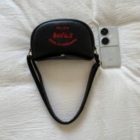 Bolso de hombro de lujo con letras coreanas simples, bolso de mano de cuero PU con bordado para mujer - details 15