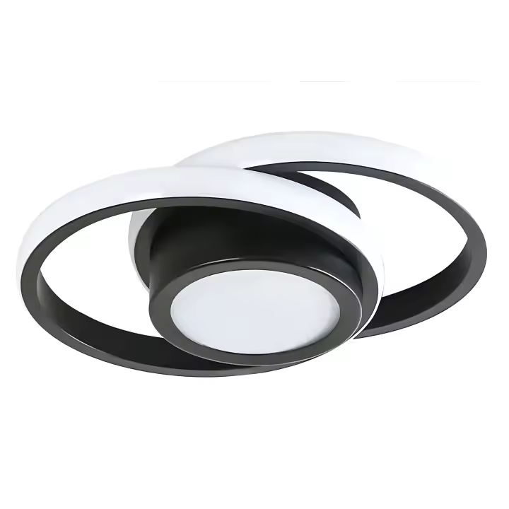 Goeco Lámpara de Techo Redonda LED 32W 2350LM Luz de Techo para Dormitorio Cocina Comedor Pasillo 6500K Material ACRYL Instalación Semi-Flush Mount Eficiencia de Energía - 1