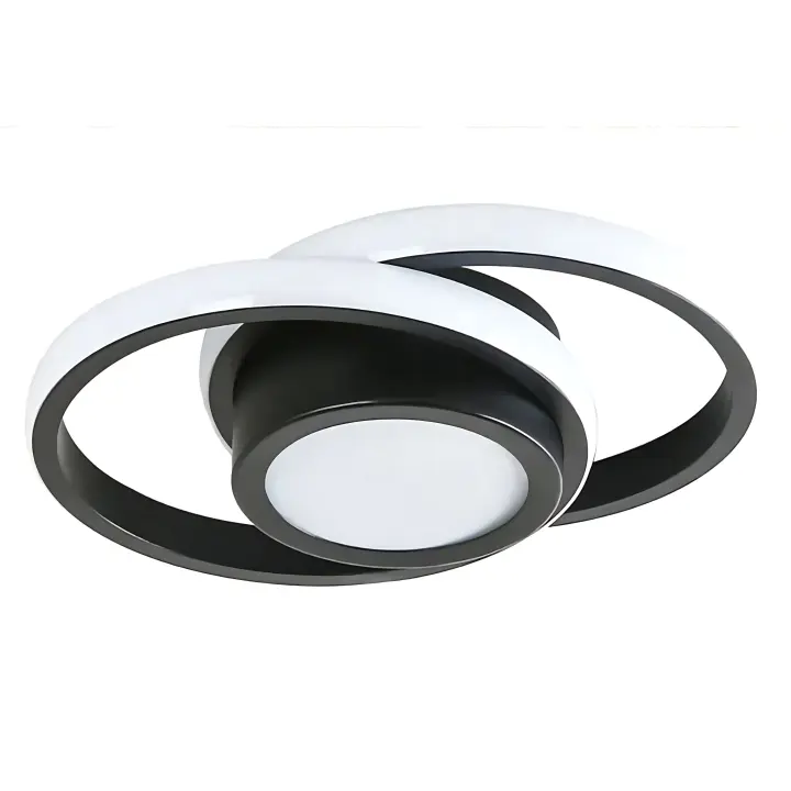 Goeco Lámpara de Techo Redonda LED 32W 2350LM Luz de Techo para Dormitorio Cocina Comedor Pasillo 6500K Material ACRYL Instalación Semi-Flush Mount Eficiencia de Energía - 1