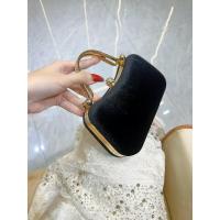 Elegante Bolso de Terciopelo Negro con Diamantes Falsos Bolso de Mesa de Banquete para Mujeres - details 4