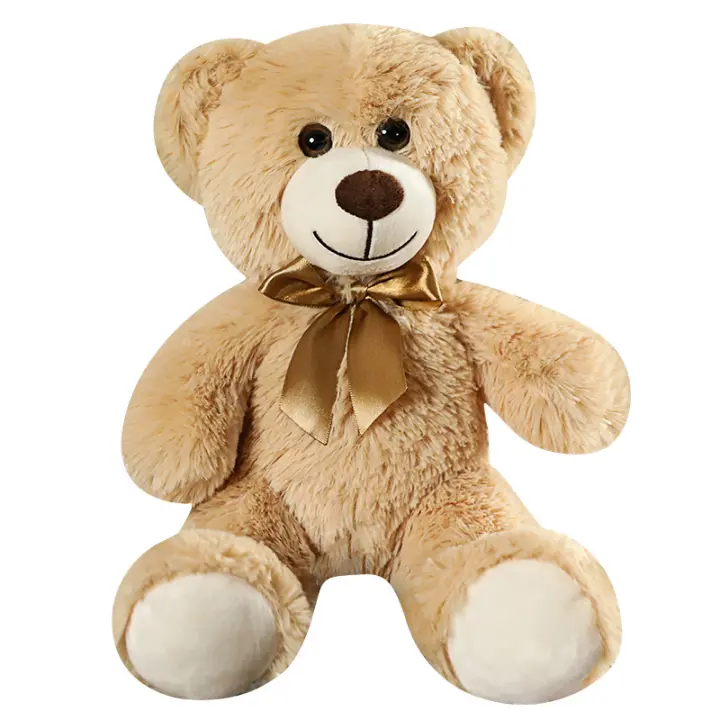 Muñeco de peluche de oso de peluche para niños, pajarita linda, 7 colores, 35cm, recién llegado, regalo - 1
